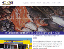 Tablet Screenshot of c-m-markt.com